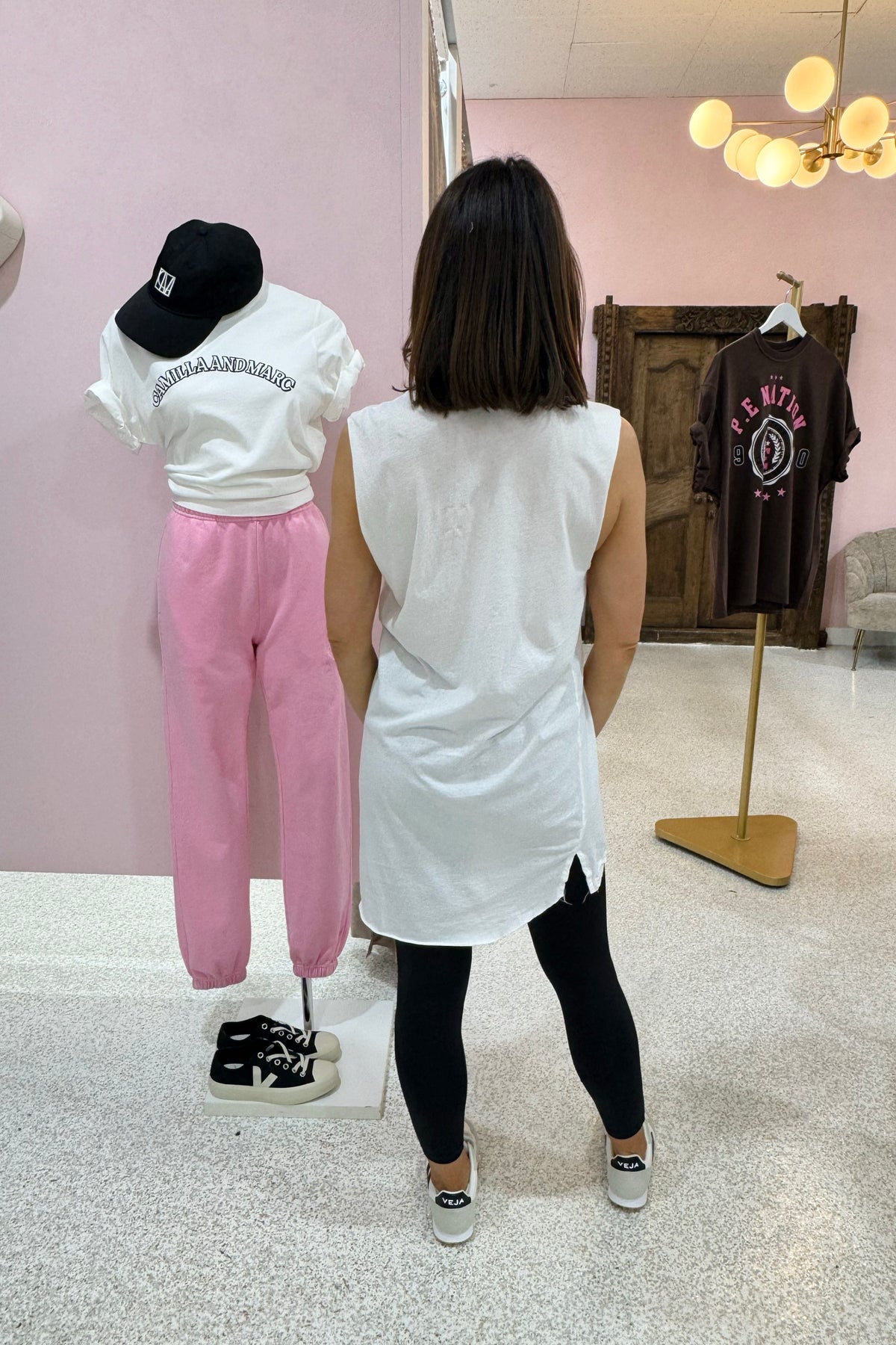 Bassike Oversized Jersey Tank | White | BEST SELLER / RESTOCKED