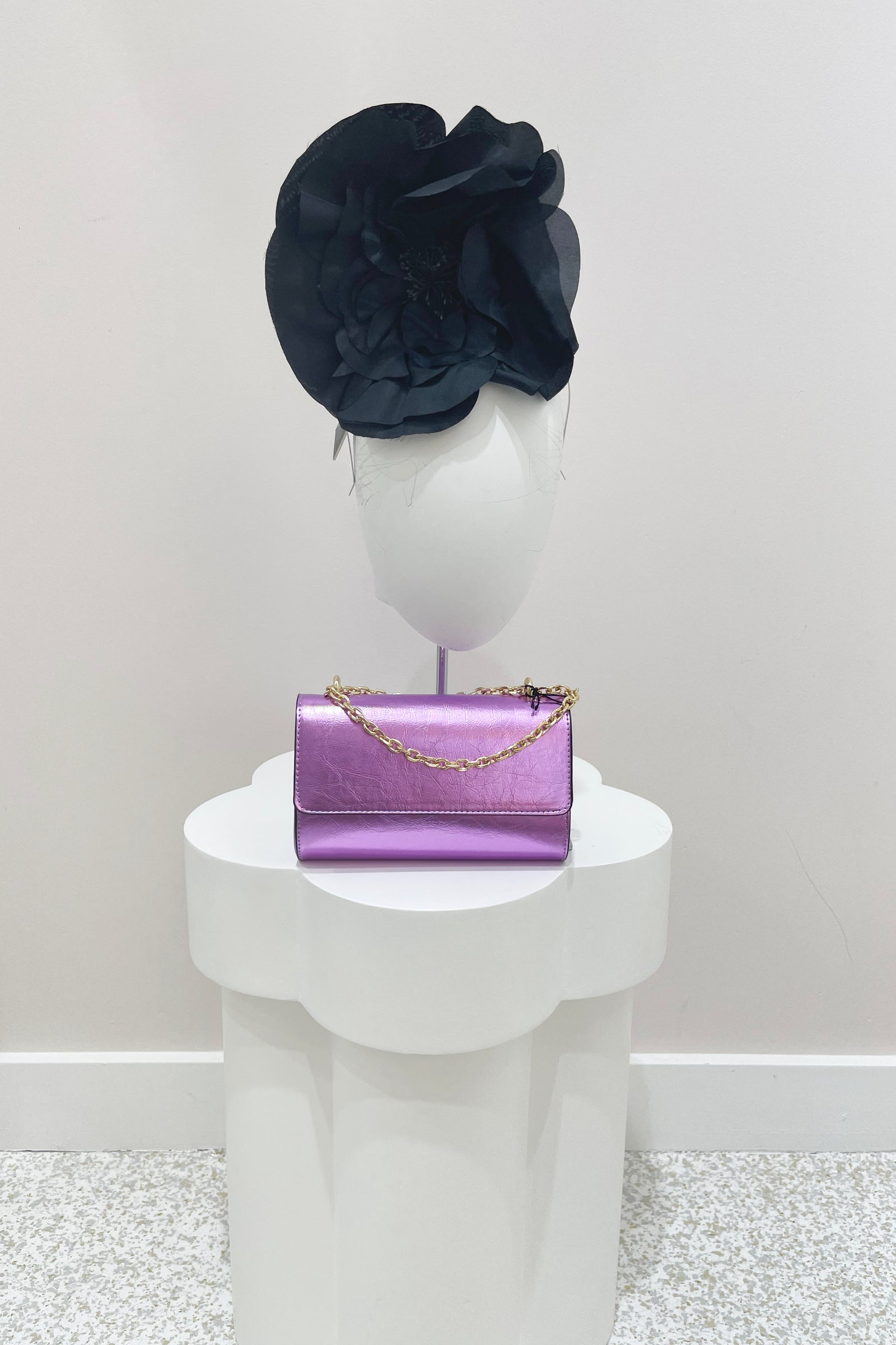 Morgan & Taylor Cindy Fascinator | Black