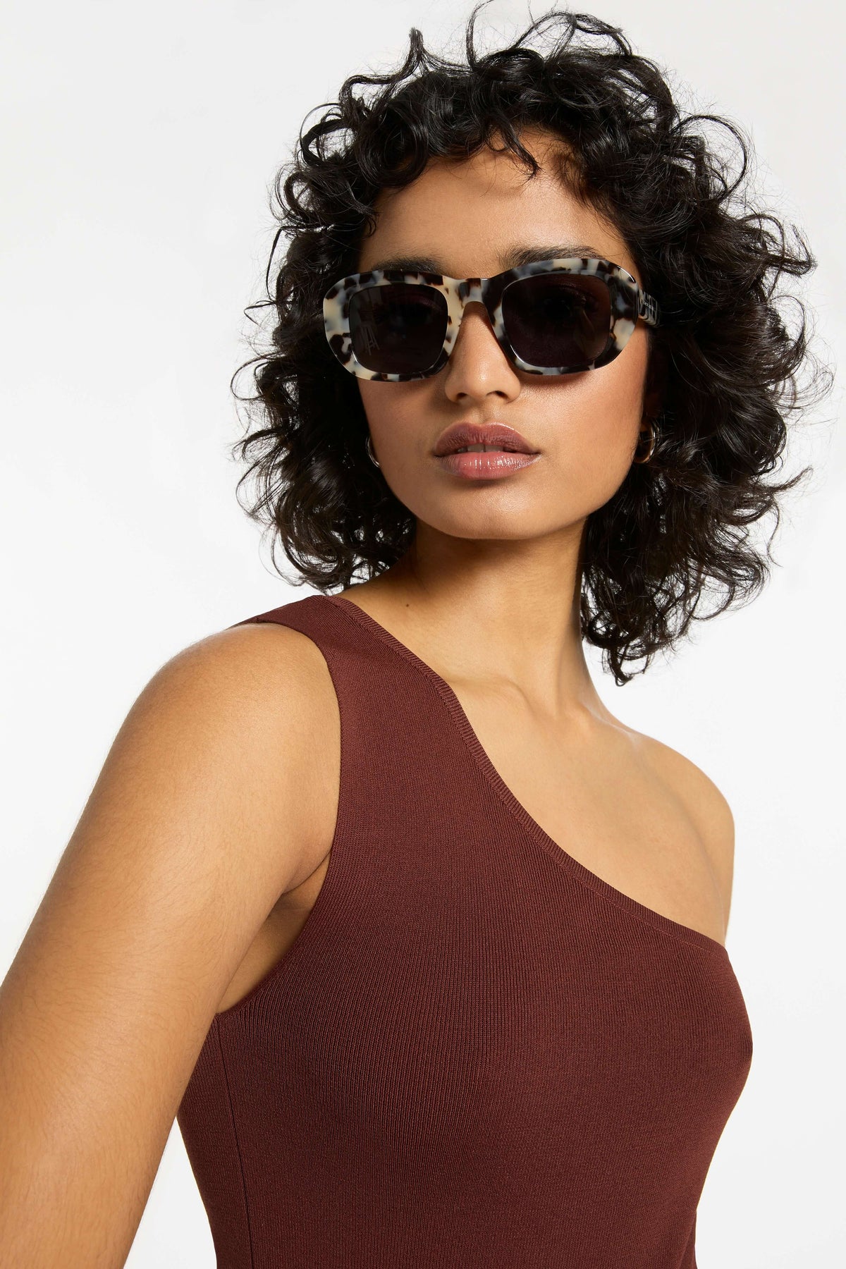 Status Anxiety Cascade Sunnies | White Tort