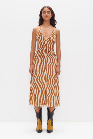 Ownley Ama Dress | Tie Dye Stripe