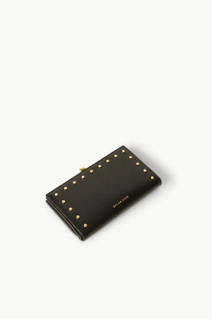 Dylan Kain The Large Forever Love Studded Wallet | Black/Warm Gold