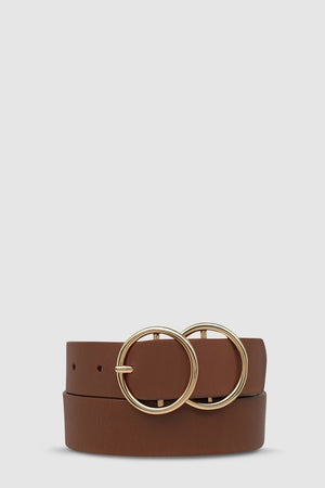 Status Anxiety Mislaid Belt Tan/Gold