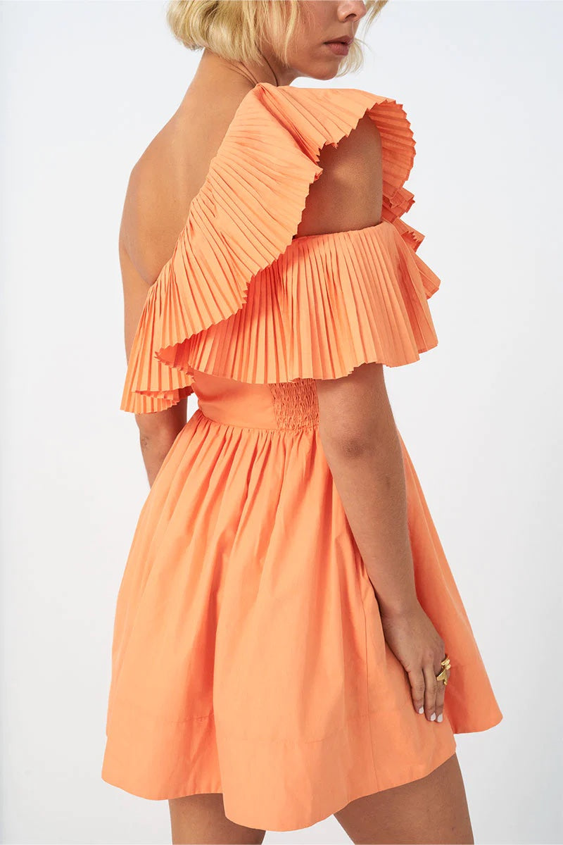 Sovere Bliss Mini Dress | Soft Orange
