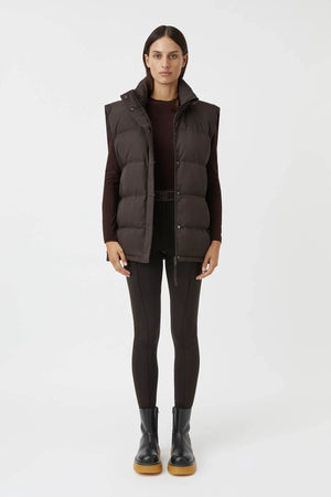 C&M Camilla & Marc Cedar Puffer Vest | Mocha