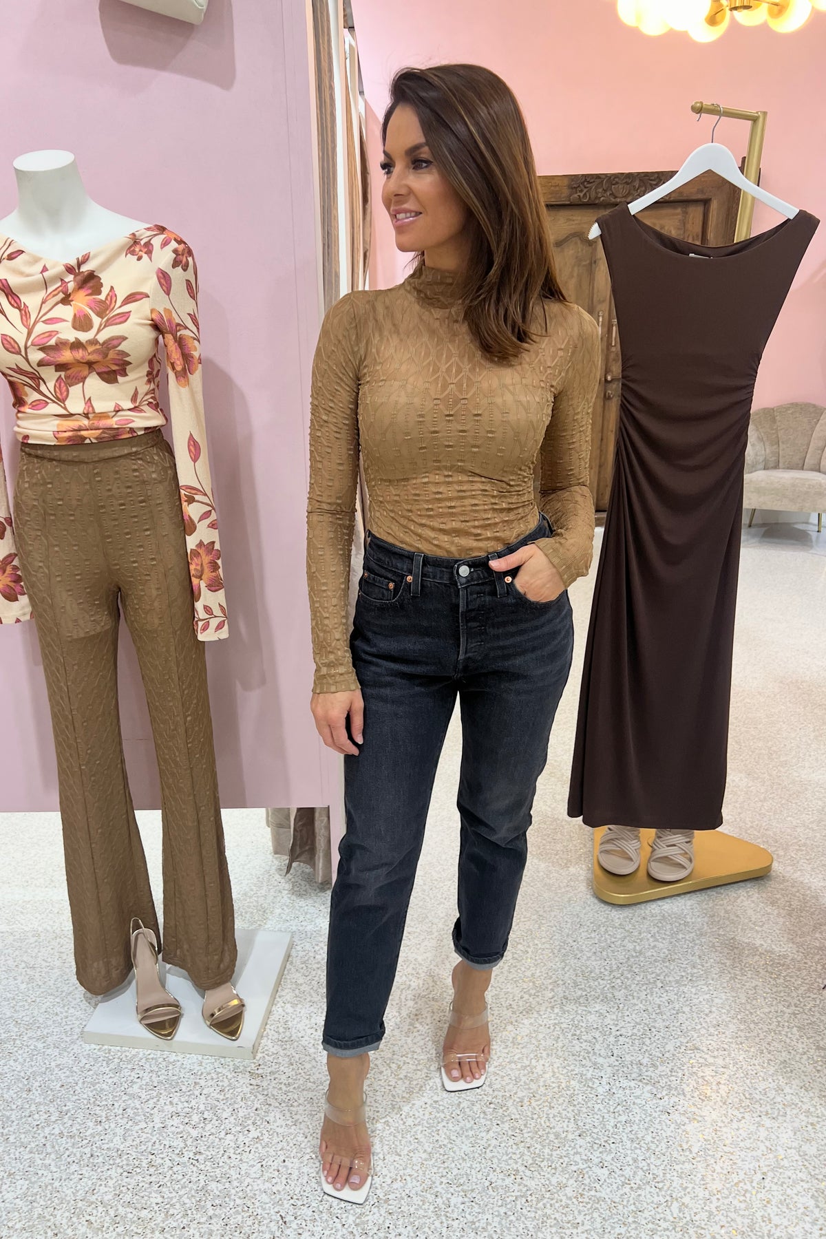 Ownley Mona Mesh Top | Barely There