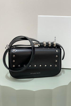 Dylan Kain The Delilah Studded Bag | Black/Silver