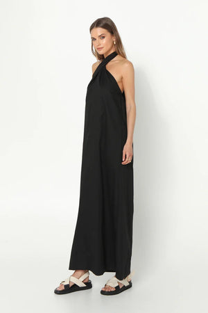 Madison The Label Amber Maxi Dress | Black