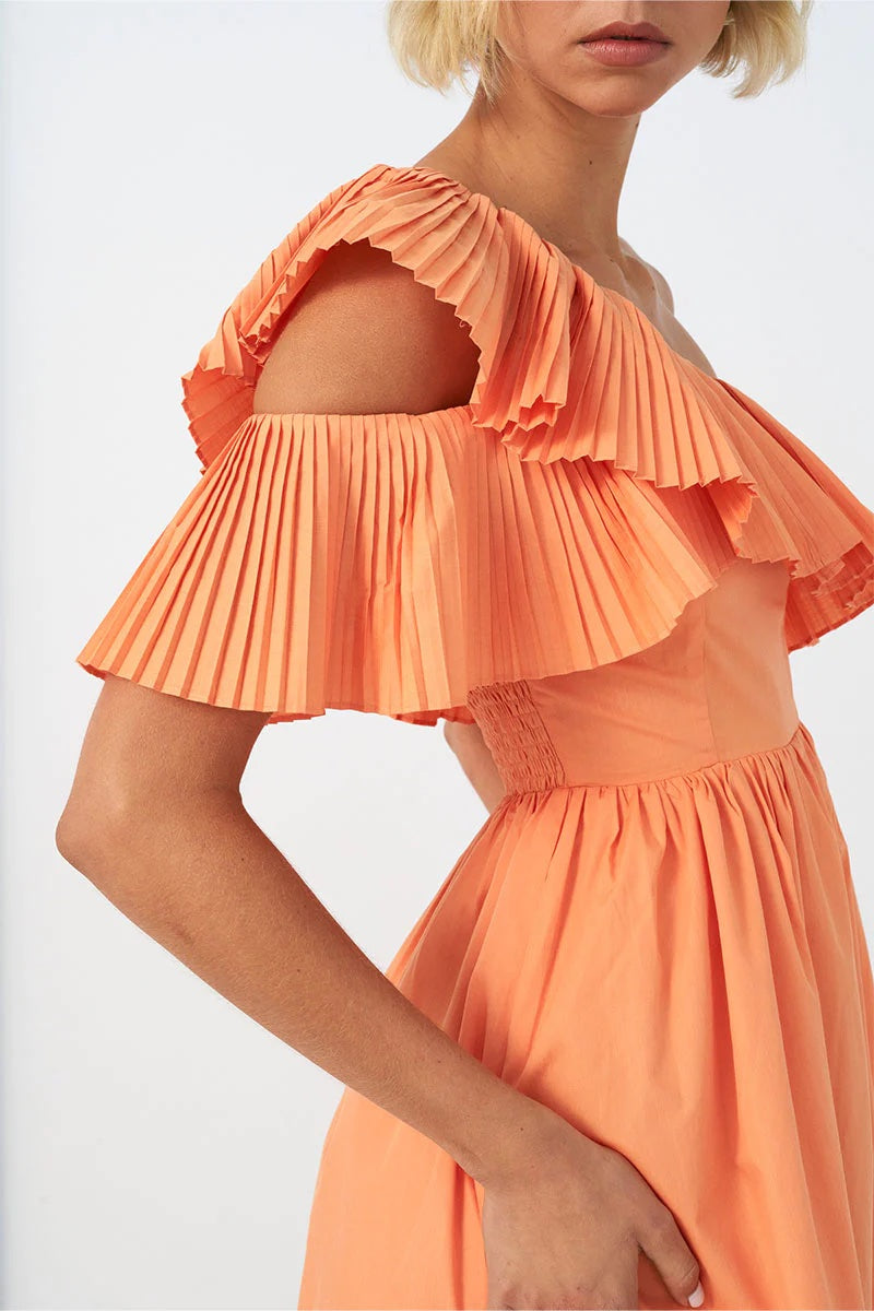 Sovere Bliss Mini Dress | Soft Orange