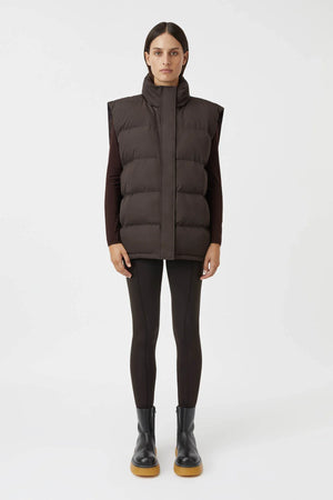 C&M Camilla & Marc Cedar Puffer Vest | Mocha