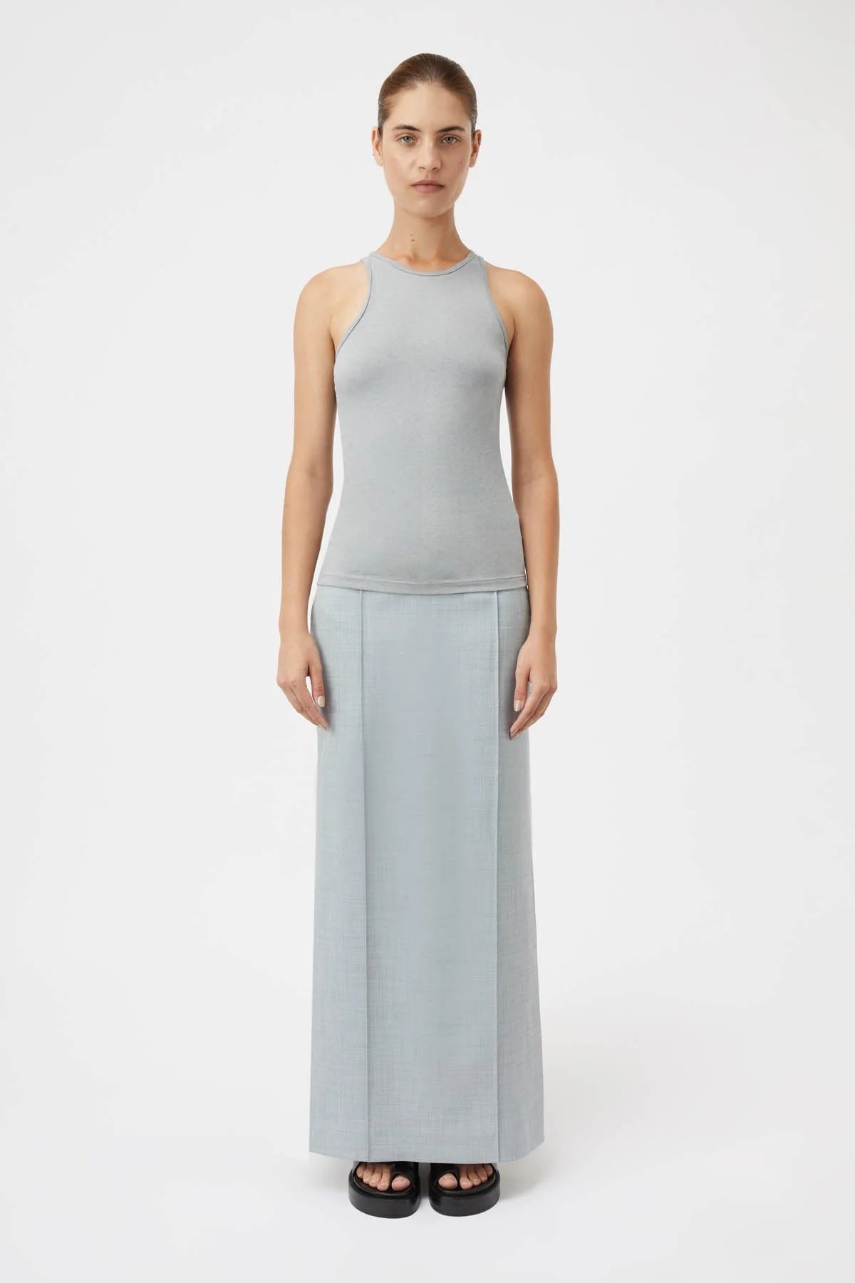 C&M Camilla & Marc Halazia Tank | Light Grey Marle