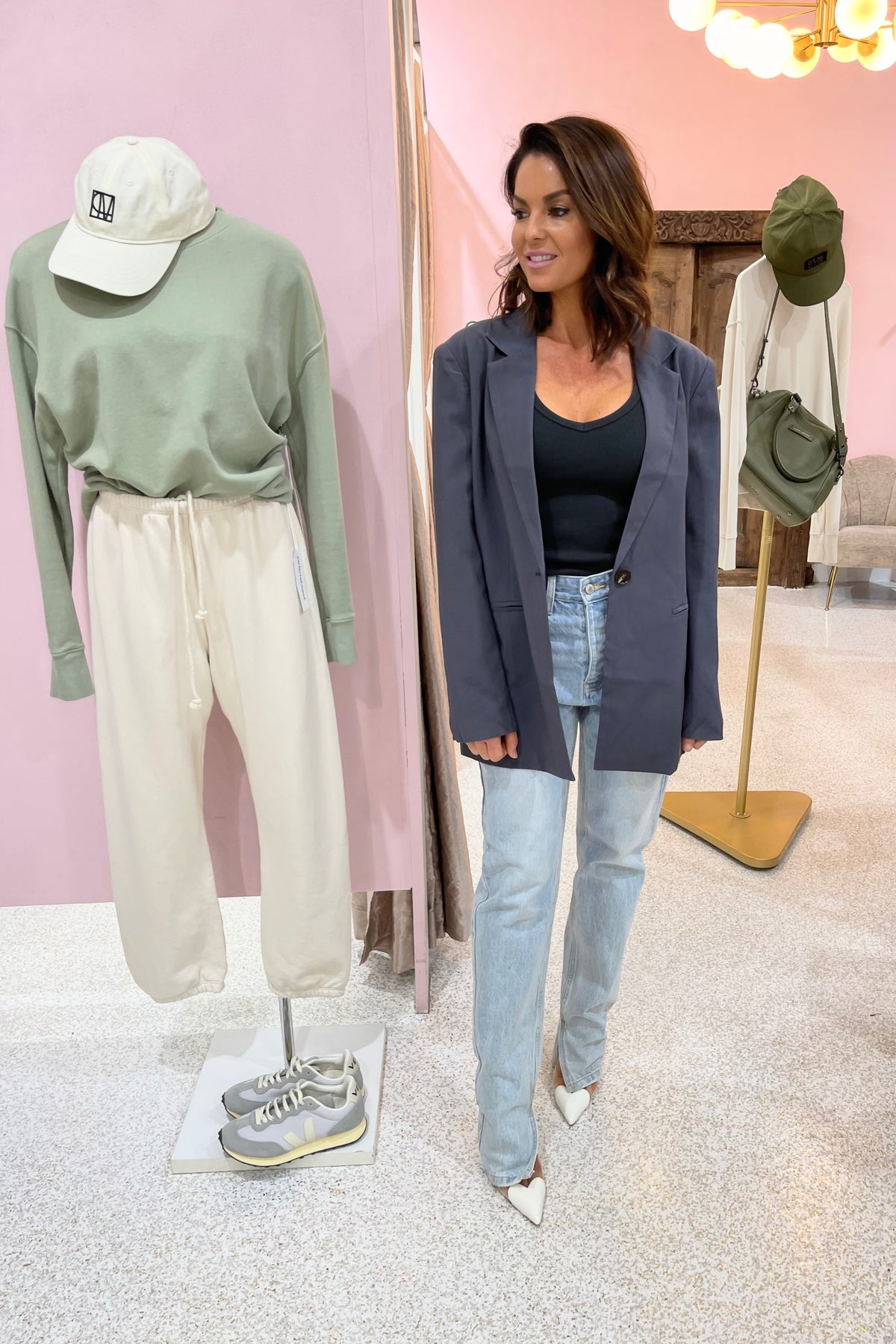 Chosen By Fifi & Annie The Olga Oversized Blazer | Charcoal || BEST SELLER