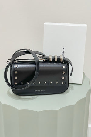 Dylan Kain The Delilah Studded Bag | Black/Silver