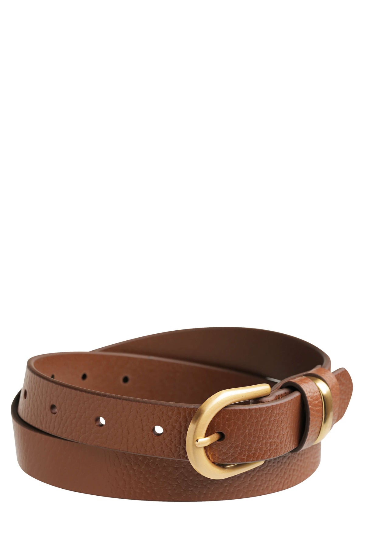 Status Anxiety Over And Over Belt | Tan/Gold