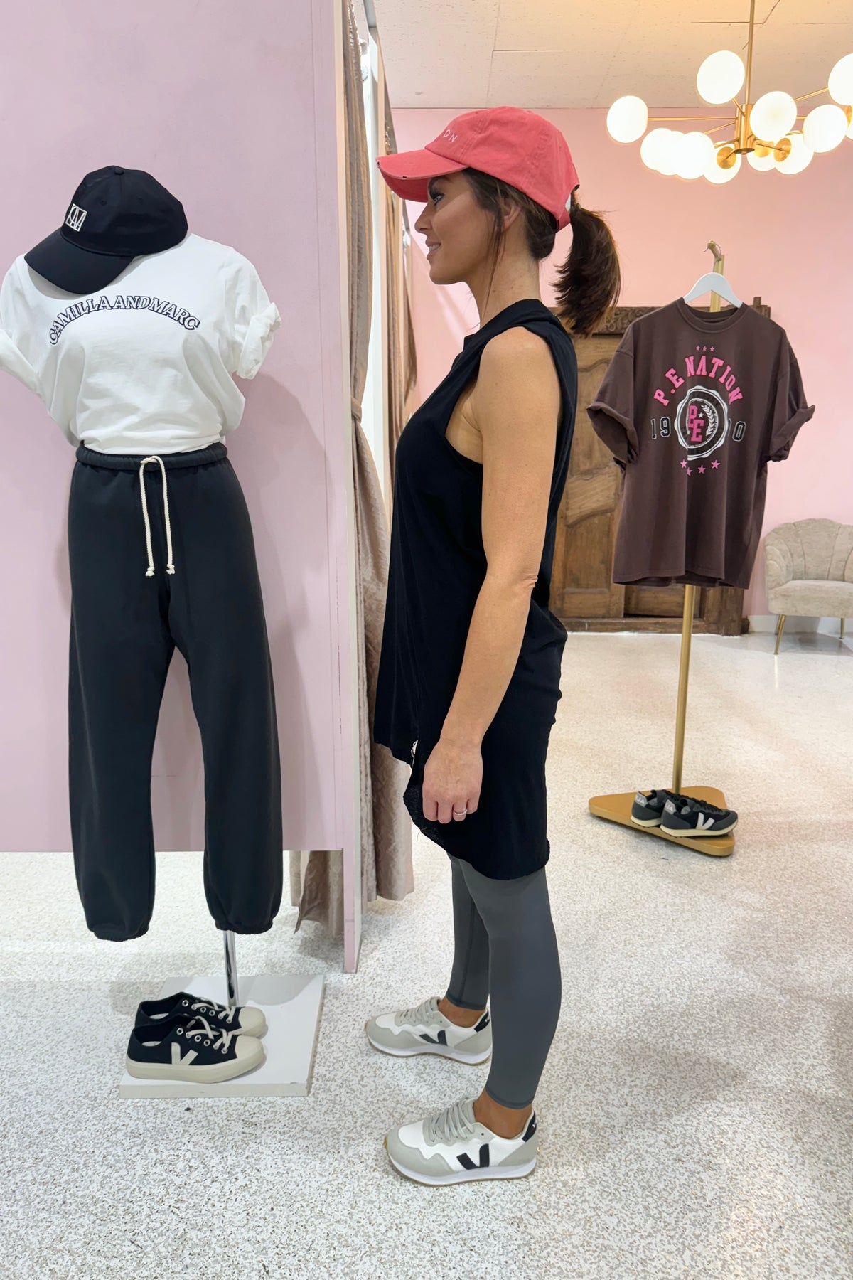 Bassike Oversized Jersey Tank | Black