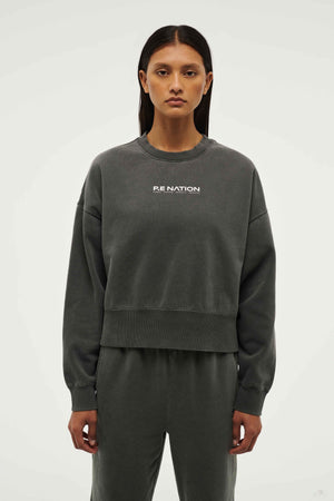 P.E Nation Purpose Sweat | Gunmetal