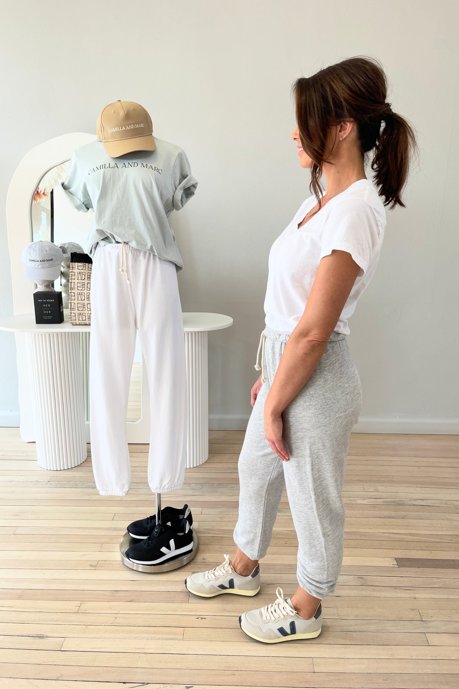 Perfect White Tee Hendrix Basic V Neck Tee | White