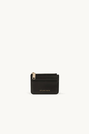 Dylan Kain The Bobbie Card Holder | Black/Light Gold