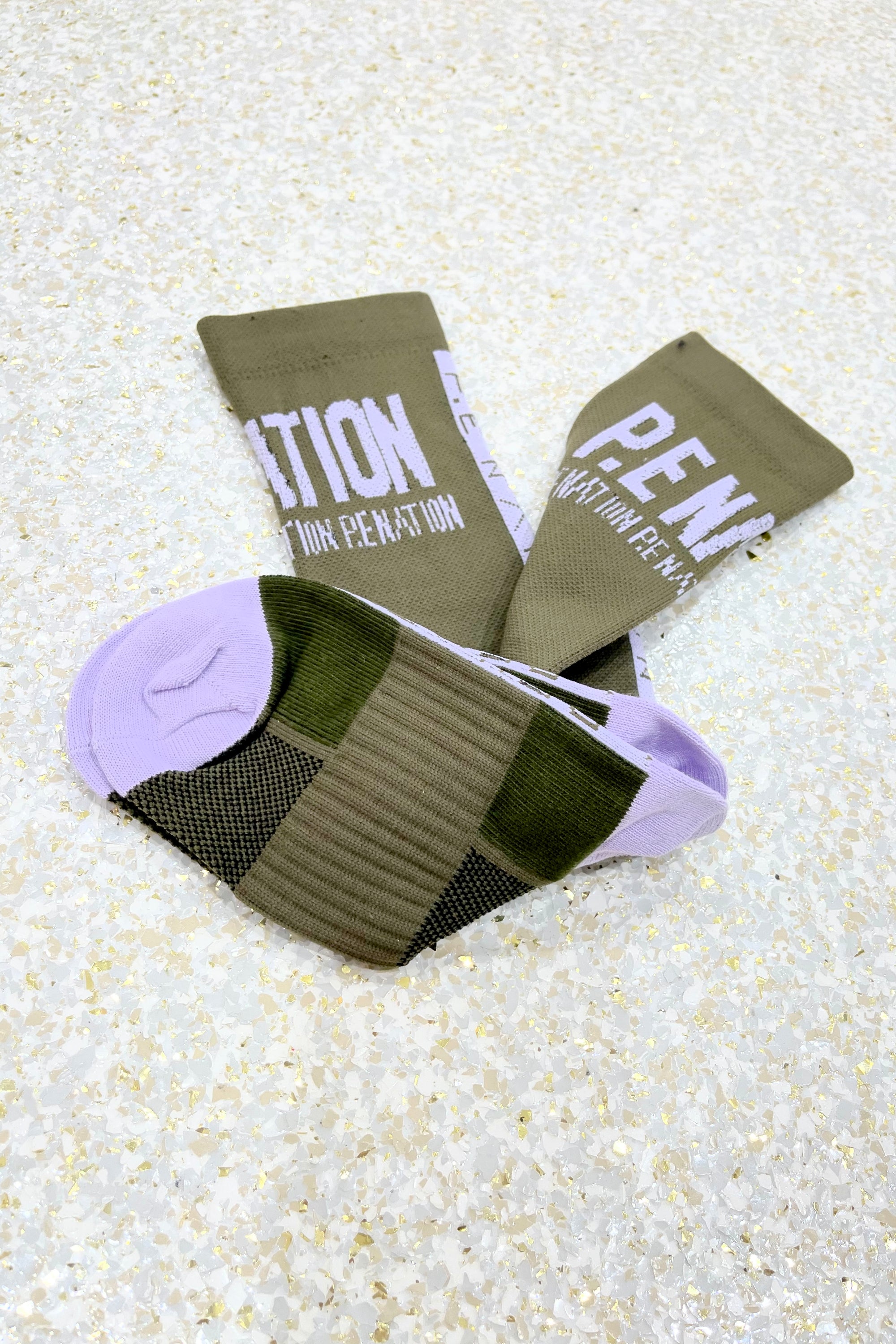 P.E Nation Backline Sock | Khaki