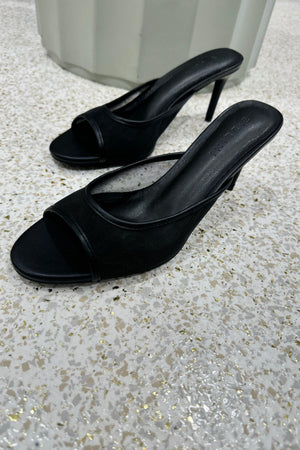 Billini Ishi Heel | Black Mesh