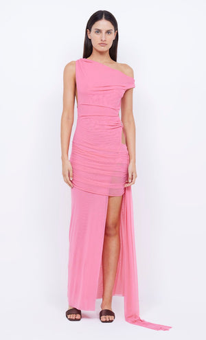 Bec + Bridge Kailani Asym Dress | Grapefruit Pink