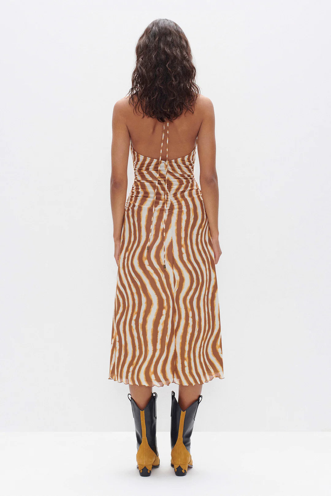 Ownley Ama Dress | Tie Dye Stripe