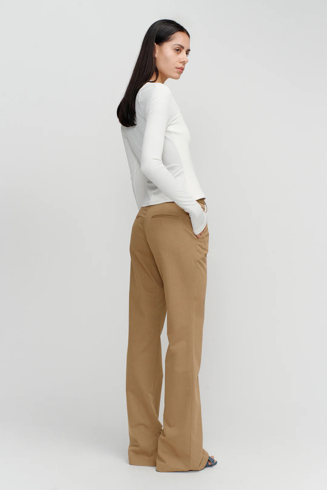 Ownley Gavriel Suit Pant | Caramel