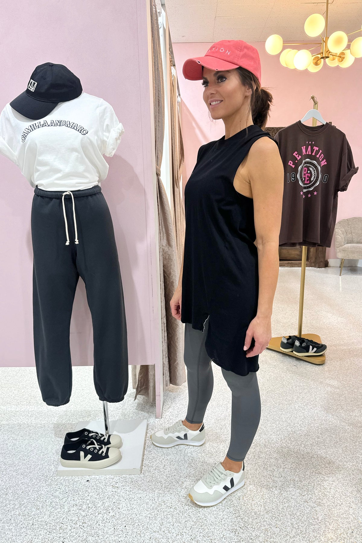 Bassike Oversized Jersey Tank | Black