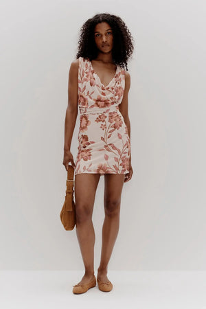 Ownley Gemma Mini Dress | Vanilla Floral