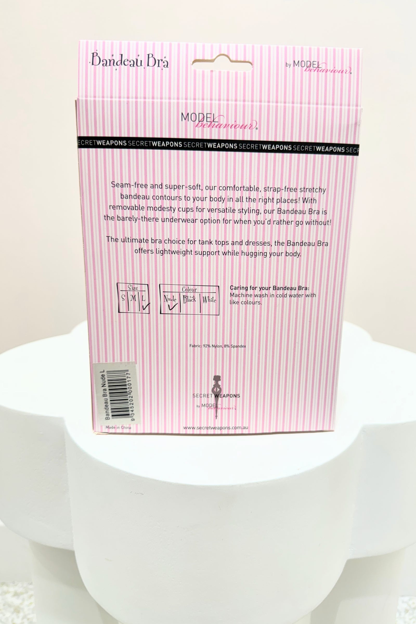 Secret Weapons Bandeau Bra | Nude