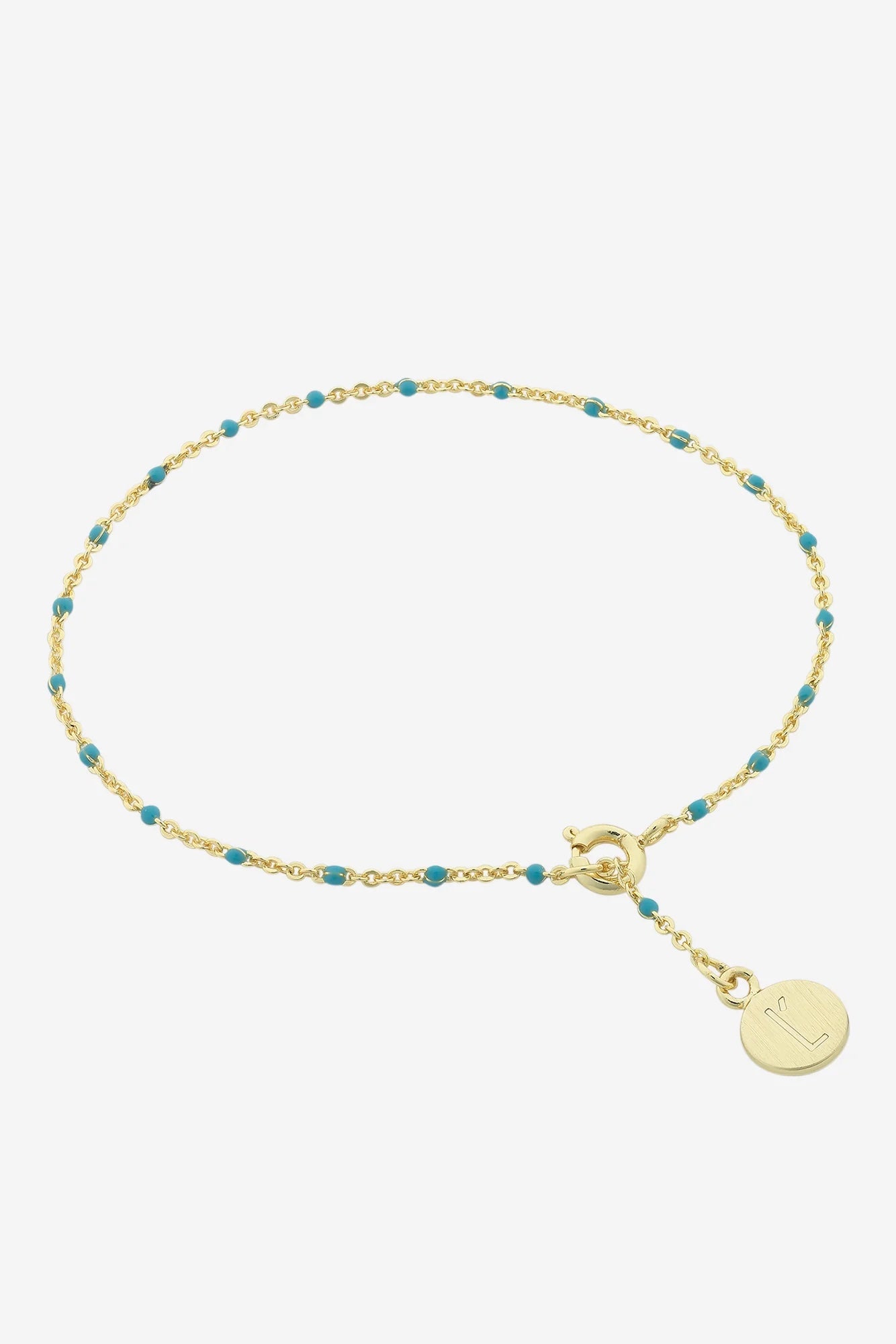 Liberte Heather Aqua Bracelet | Gold