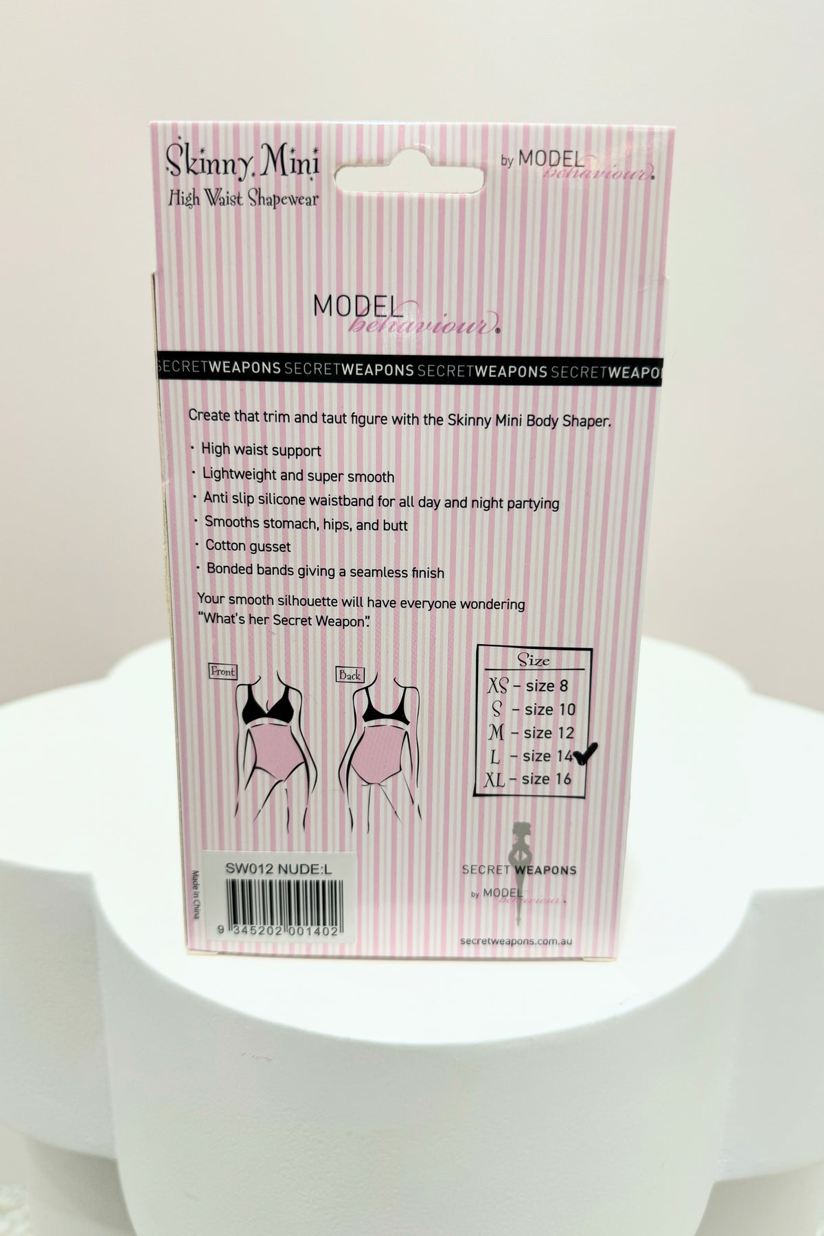 Secret Weapon Skinny Mini High Waist Shapewear | Nude