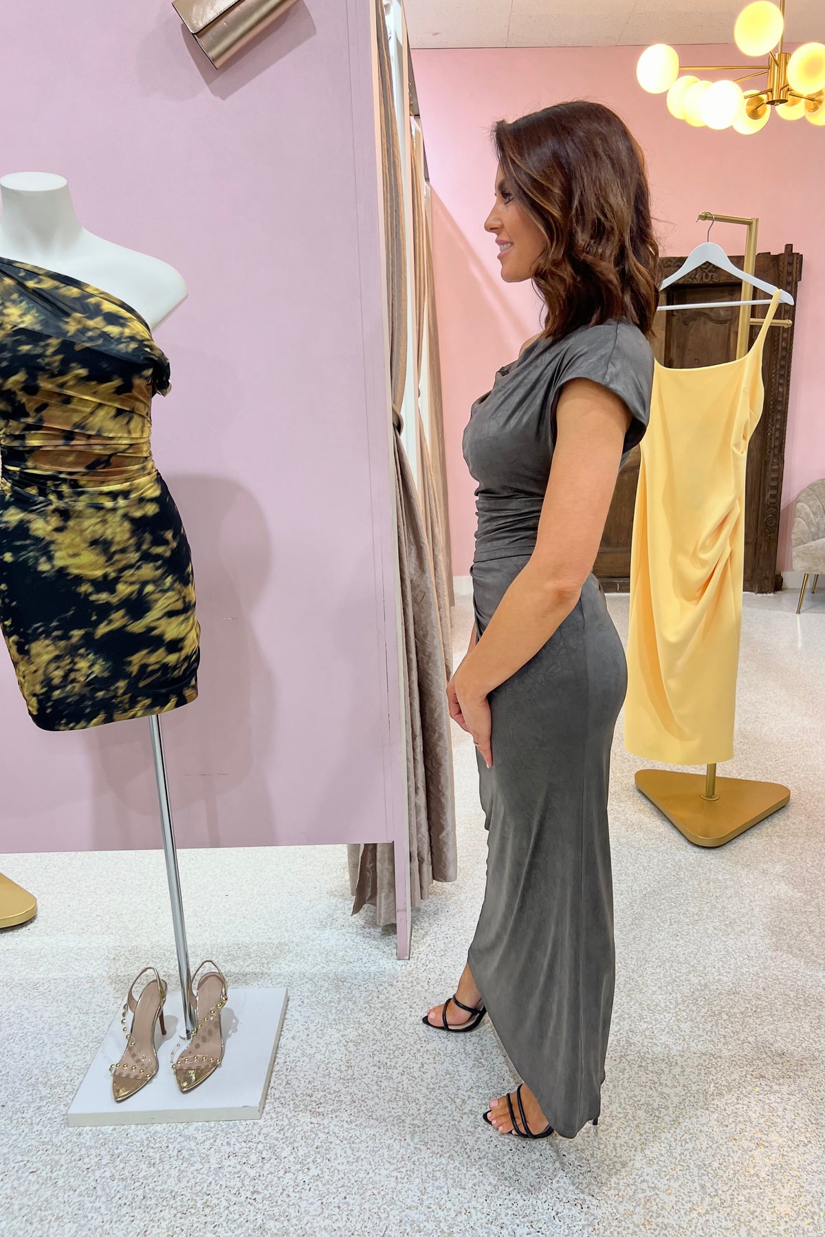 Significant Other Priya Top | Charcoal