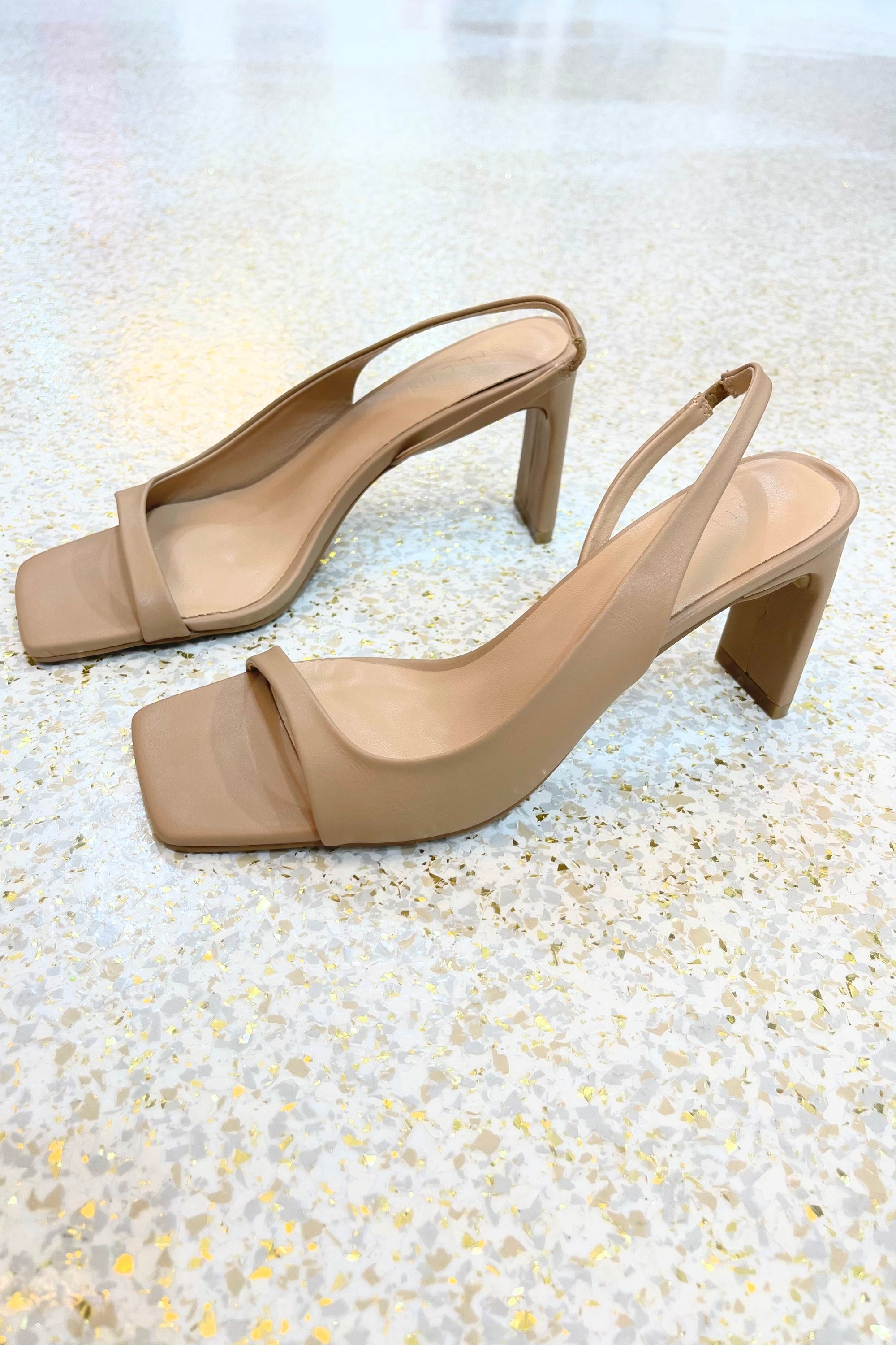 Billini Krew Heel | Dark Nude