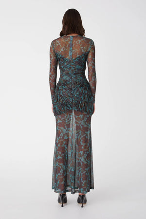 Misha Talitha Maxi dress | Vintage Chintz Print Jade