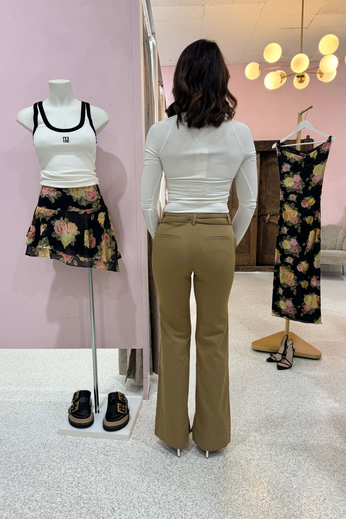 Ownley Gavriel Suit Pant | Caramel