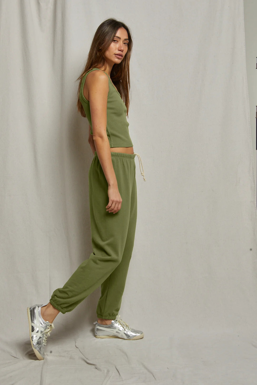 Perfect White Tee Johnny French Terry Sweatpant | Safari