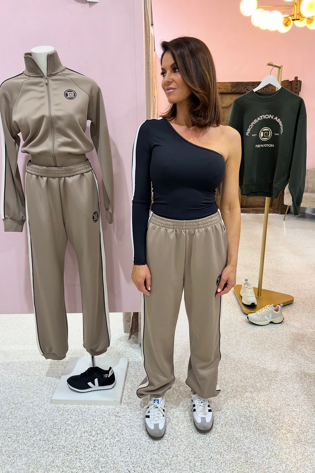 P.E Nation Foundation Asymmetric Long Sleeve | Black