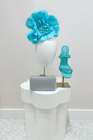 Morgan & Taylor Cindy Fascinator | Aqua