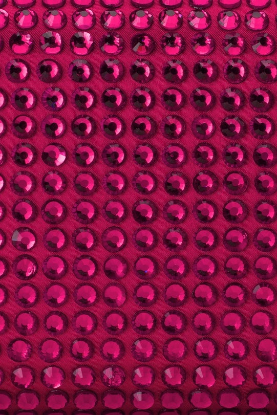 Olga Berg Casey Hotfix Clutch | Fuchsia