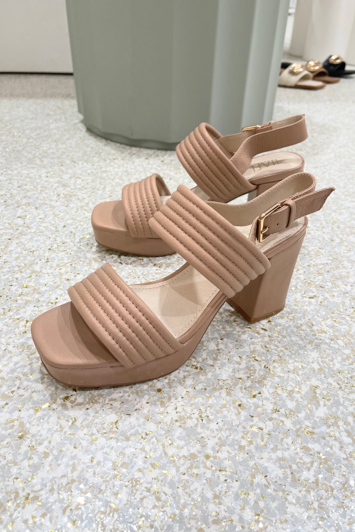 Hael & Jax Harley Platform Heel | Latte