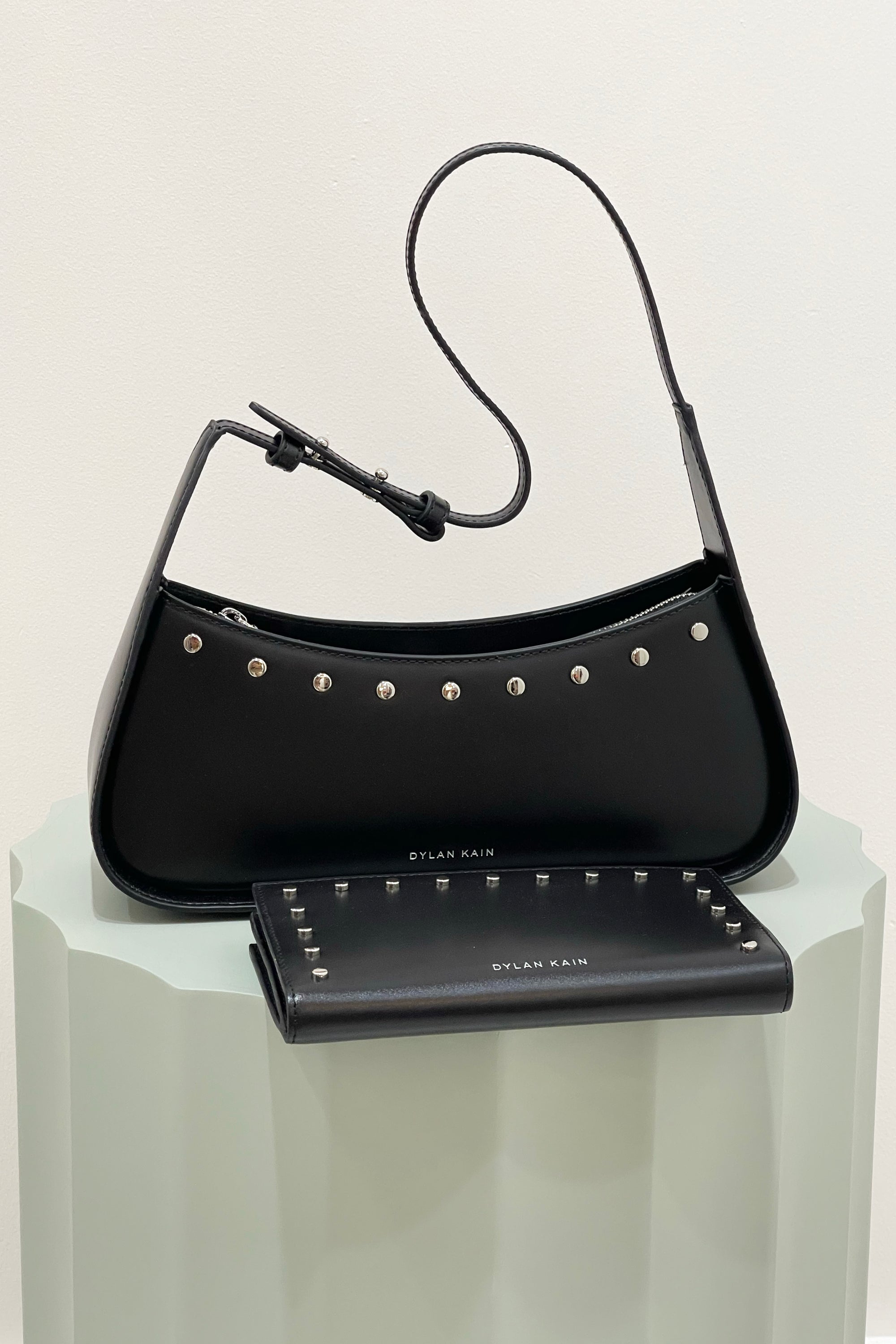 Dylan Kain The Remi Studded Bag | Black/Silver