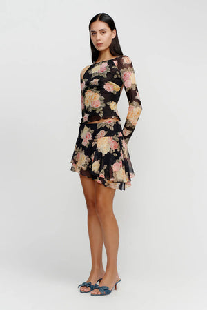 Ownley Mandy Mini Skirt | Vintage Roses