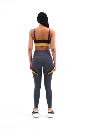 P.E Nation Ricochet Full Length legging | Dark Shadow