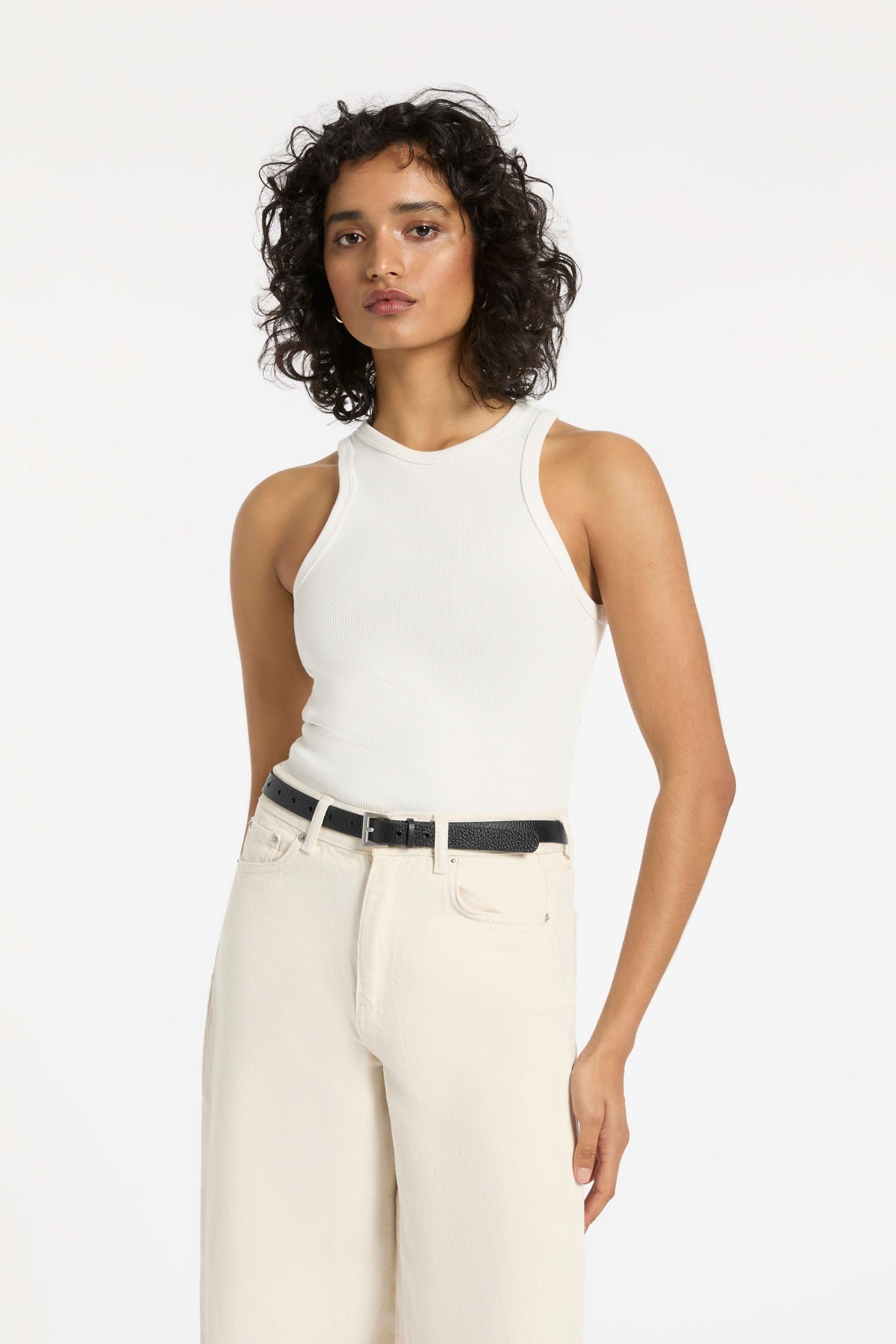 Status Anxiety Part Of Me Belt | Black/Silver