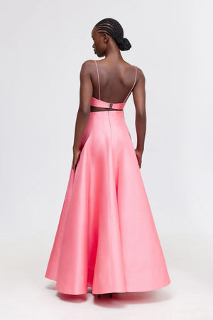 Acler Isla Maxi Skirt | Pink Rose