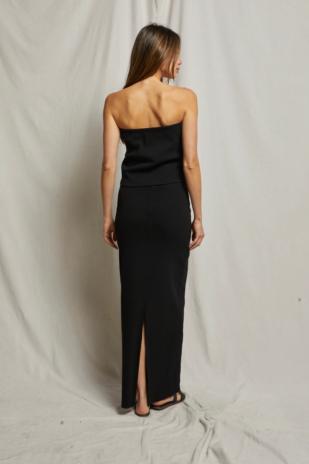 Perfect White Tee Aja Blondie Skirt | True black