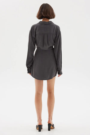 Sovere Isla Shirt Dress | Graphite