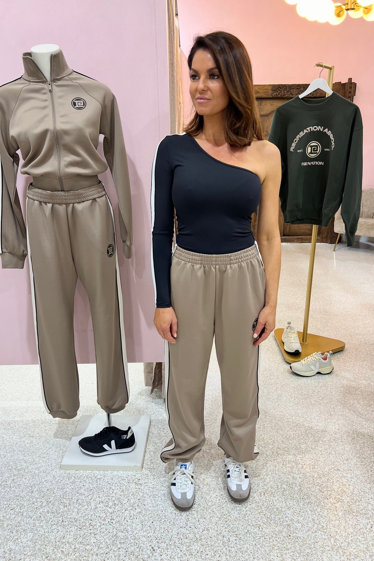 P.E Nation Foundation Asymmetric Long Sleeve | Black