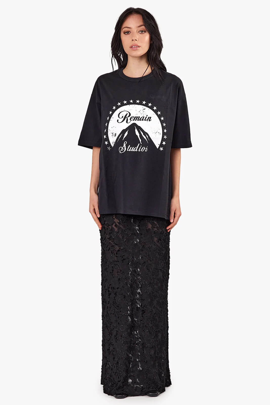 Remain Studios Tee | Aged Black.