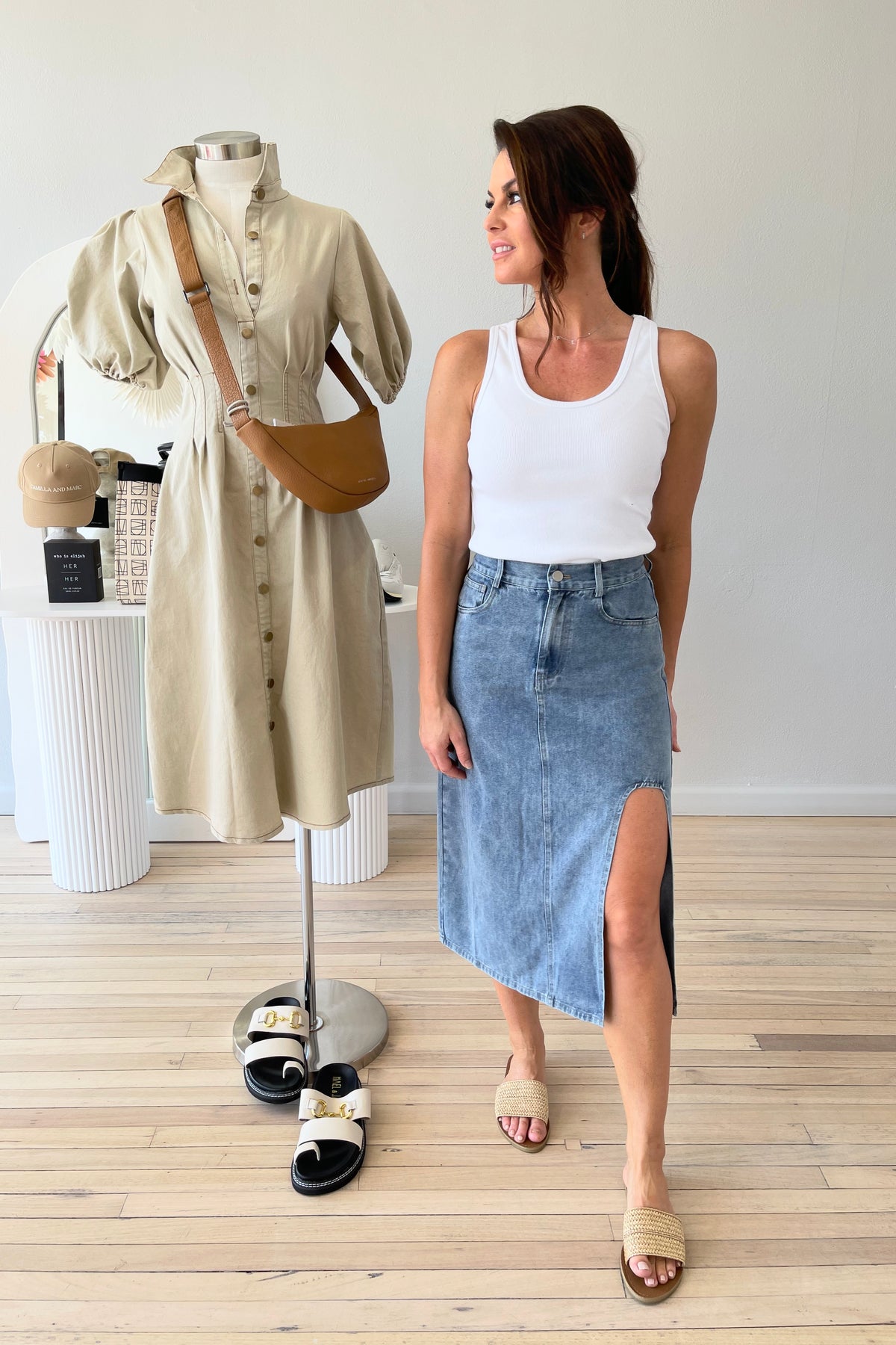 Perfect White Tee Blondie Tank | White